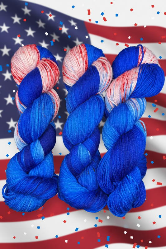 Yarn: Sock Weight, 100g Skein — Fireworks