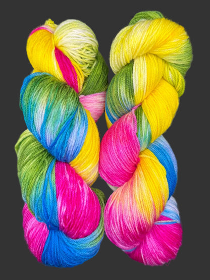 Yarn: Sock Weight, 100g Skein — Summer Vibes